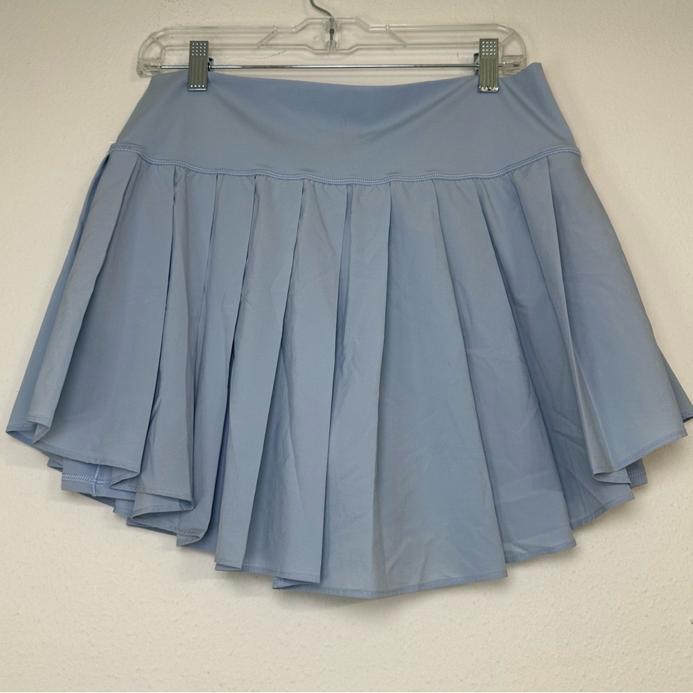 OFFLINE by Aerie Pleated Tennis Skirt in Sky Blue - Picture 8 of 10